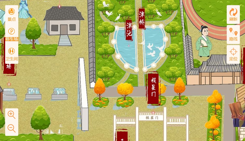 绥中手绘地图景区语音讲解导览系统：智慧景区建设的基石